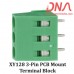 XY128 3 Pin PCB Mount Screwable Terminal Block