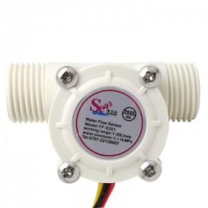 YF-S201 1/2" Water Flow Hall Sensor YF-S201 1/2" Water Flow Hall Sensor