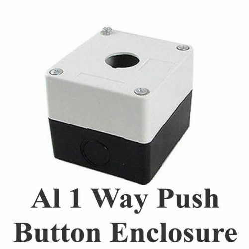Aluminium One Way Push Button Enclosure