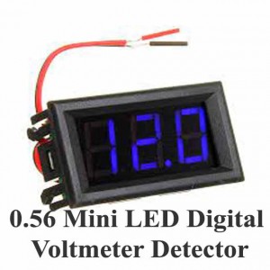 0.56 Mini LED Digital Voltmeter Detector DC 4.5-30V 12V 24V Voltage(BLUE) 0.56 Mini LED Digital Voltmeter Detector DC 4.5-30V 12V 24V Voltage(BLUE)