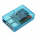 Blue Raspberry Pi Case with Fan