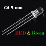 Bi-color CA RED Green 5mm LED