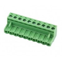 10 Pin Right Angle Female Combicon Connector