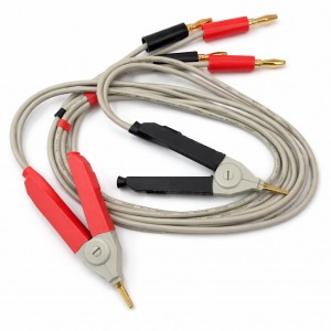 Banana plug 4-Wire Test Leads with Alligator Clips Banana plug 4-Wire Test Leads with Alligator Clips
