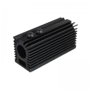Black Aluminum Heat Sink for 12mm Laser Module