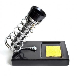 C-4 Soldering Iron Support Stand with Cleaning Sponge C-4 Soldering Iron Support Stand with Cleaning Sponge