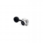 LP-12-J06SX-03-401- CNLINKO-6Pin Female Socket IP67 Waterproof Power Connector Flange Mount Metal Shell Solder Terminal