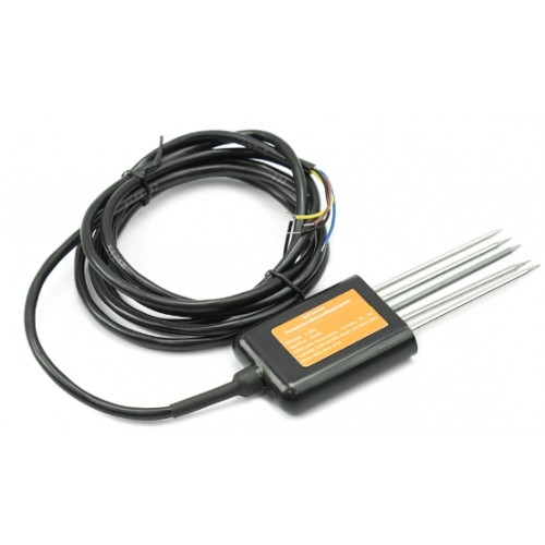 DFRobot RS485 4-in-1 Soil Moisture, Temperature, pH & EC Sensor for Smart Agriculture (IP68, 5-30V) DFRobot RS485 4-in-1 Soil Moisture, Temperature, pH & EC Sensor for Smart Agriculture (IP68, 5-30V)