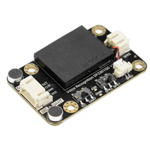 DFRobot Gravity: Offline Language Learning Voice Recognition Sensor for micro:bit / Arduino / ESP32 - I2C & UART DFRobot Gravity: Offline Language Learning Voice Recognition Sensor for micro:bit / Arduino / ESP32 - I2C & UART