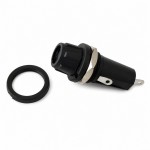 FH-1 Black Fuse Holder Panel Mountable Poly FH-1 Black Fuse Holder Panel Mountable Poly