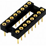 16 Pin Gold Plated Round IC Socket 16 Pin Gold Plated Round IC Socket