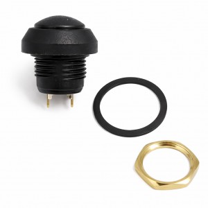 ITW Industrial Pushbutton Switch - 48-2-RB-N-BK-B