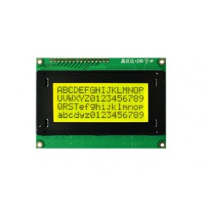 JHD 16X4 Character LCD Display with Yellow Backlight JHD 16X4 Character LCD Display with Yellow Backlight