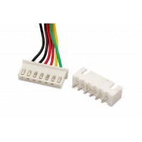 JST 6 PIN 2.54mm Right Angle Male Female Connector with Wire JST 6 PIN 2.54mm Right Angle Male Female Connector with Wire