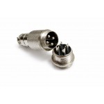 GX16 4 PIN MRS  Male Cable Connector