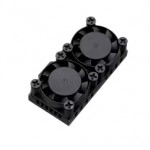 Raspberry Pi Double Fans Radiator for 3B+/4B Raspberry Pi Double Fans Radiator for 3B+/4B