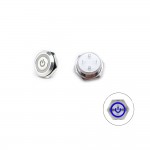 Ultra-Short Flat Head 16MM 12-24V Power Non-Latching Blue Ultra-Thin Touch Waterproof Metal Push Button with Led Light Ultra-Short Flat Head 16MM 12-24V Power Non-Latching Blue Ultra-Thin Touch Waterproof Metal Push Button with Led Light