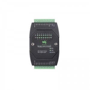 Waveshare Industrial 8-Ch Digital Input & Output Module, Modbus RTU Protocol Waveshare Industrial 8-Ch Digital Input & Output Module, Modbus RTU Protocol