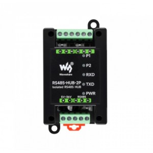 Waveshare Industrial-grade Isolated 2-Ch RS485 Hub Waveshare Industrial-grade Isolated 2-Ch RS485 Hub