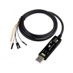 Waveshare Industrial USB TO TTL Serial Cable, Original FT232RNL for Raspberry Pi 5 