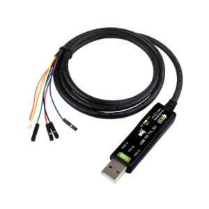 Waveshare Industrial USB TO TTL Serial Cable, Original FT232RNL for Raspberry Pi 5 Waveshare Industrial USB TO TTL Serial Cable, Original FT232RNL for Raspberry Pi 5
