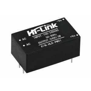 Hi-Link HLK-PM01 5 V 3 W AC-DC Power Supply Module Hi-Link HLK-PM01 5 V 3 W AC-DC Power Supply Module