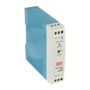 Mean Well MDR-20-24 24 W Single-Output DIN-Rail Power Supply