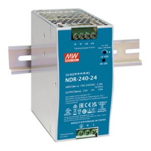 Mean Well NDR-240-24 240 W Single-Output DIN-Rail Power Supply