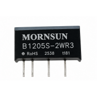 Mornsun B1205S-2WR3 1W Isolated DC-DC Converter Module, 12V to 5V Mornsun B1205S-2WR3 1W Isolated DC-DC Converter Module, 12V to 5V
