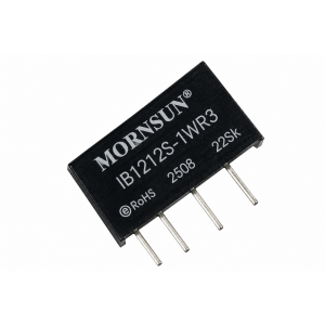 Mornsun IB1212S-1WR3 1 W Isolated DC/DC Converter Mornsun IB1212S-1WR3 1 W Isolated DC/DC Converter