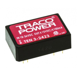 Traco Power TEN 3-2423 Isolated Dual Output DC/DC Converter Module