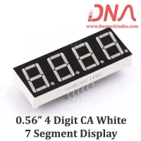 0.56" Four Digit White CA 7 Segment Display 0.56" Four Digit White CA 7 Segment Display