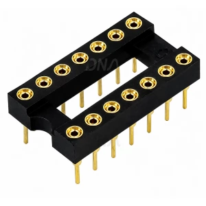 14 Pin Gold Plated Round IC Socket 14 Pin Gold Plated Round IC Socket