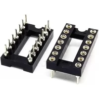 14 PIN NARROW SIL ROUND PIN IC BASE SOCKET 14 PIN NARROW SIL ROUND PIN IC BASE SOCKET