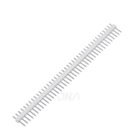 1x40 2.54 Mm Berg Strip - Straight Male Header Strip White 1x40 2.54 Mm Berg Strip - Straight Male Header Strip White