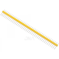 1x40 2.54 Mm Berg Strip - Straight Male Header Strip Yellow 1x40 2.54 Mm Berg Strip - Straight Male Header Strip Yellow
