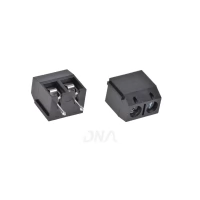 2 Pin 5mm Pitch Screw Terminal In Black Color Prime Make