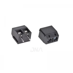 2 Pin 5mm Pitch Screw Terminal In Black Color Prime Make