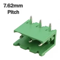 3 Pin Male Right Angle Header 7.62 mm pitch (Combicon Connector)