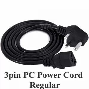 3pin PC Power Cord Regular 3pin PC Power Cord Regular