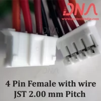 4 Pin 2.0mm JST Female Relimate Connector
