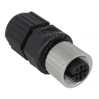 4-Pin Female D-Coded M12 Connector