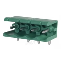 4 Pin Male Right Angle Header 5.08 mm pitch (Combicon Connector)