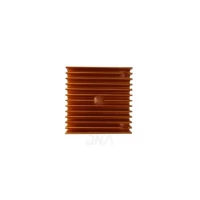 40x40x11mm Gold Heat Sink 40x40x11mm Gold Heat Sink