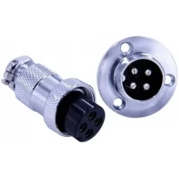 4PIN GX20 Panel Mounting Connector with Flange 4PIN GX20 Panel Mounting Connector with Flange