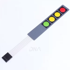 4x1 Key Matrix Membrane Switch Keypad 4x1 Key Matrix Membrane Switch Keypad
