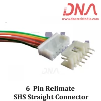 6 Pin 2.54mm SHS Straight M/F Relimate Connector