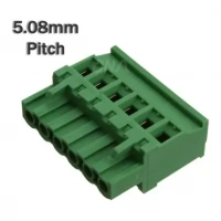 6 Pin Female Straight Screwable Plug 5.08mm (Combicon Connector)
