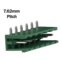 6 Pin Male Right Angle Header 7.62 mm pitch (Combicon Connector)