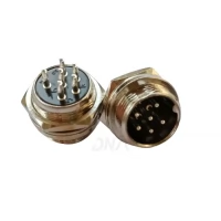 6 PIN MRS GX16 CONNECTOR ONLY MALE